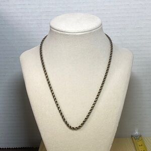 Napier Gold and Black Chain Necklace